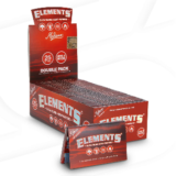 ELEMENTS RED HEMP SINGLE WIDE ROLLING PAPERS