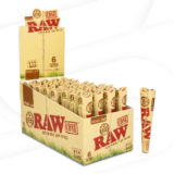RAW ORGANIC 6 CONES 1 1/4