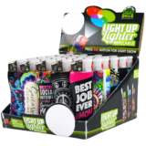LIGHT UP LIGHTER 30 PIECES 020735